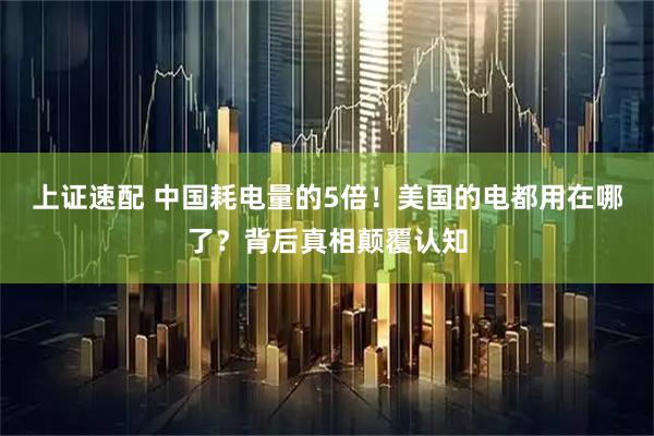 上证速配 中国耗电量的5倍！美国的电都用在哪了？背后真相颠覆认知