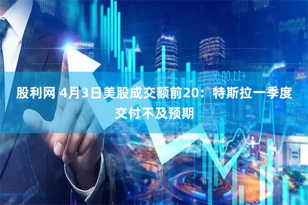 股利网 4月3日美股成交额前20：特斯拉一季度交付不及预期