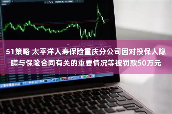 51策略 太平洋人寿保险重庆分公司因对投保人隐瞒与保险合同有关的重要情况等被罚款50万元